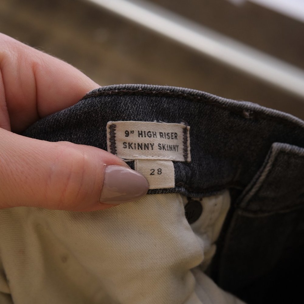 Madewell 9" High Rise Skinny Skinny Jean 28 - Picture 6 of 7